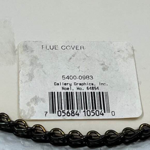 VTG Chain Framed Oval Angel & Child Printing Wall Hanging Picture 11.25"x8" - Picture 6 of 10